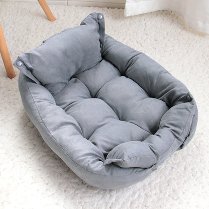 Lighteme Ultimate 3-in-1 Cozy Pet Bed: Bed, Mat, and Sofa