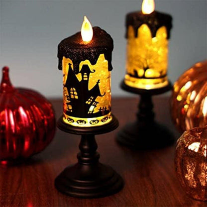 Lighteme Grand glitzernde Halloween-LED-Kerzen 