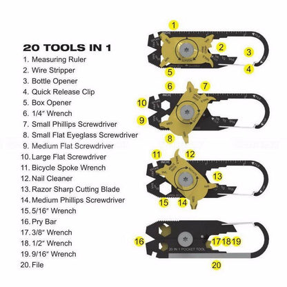 EDC Multipurpose Mini Gadget Tool