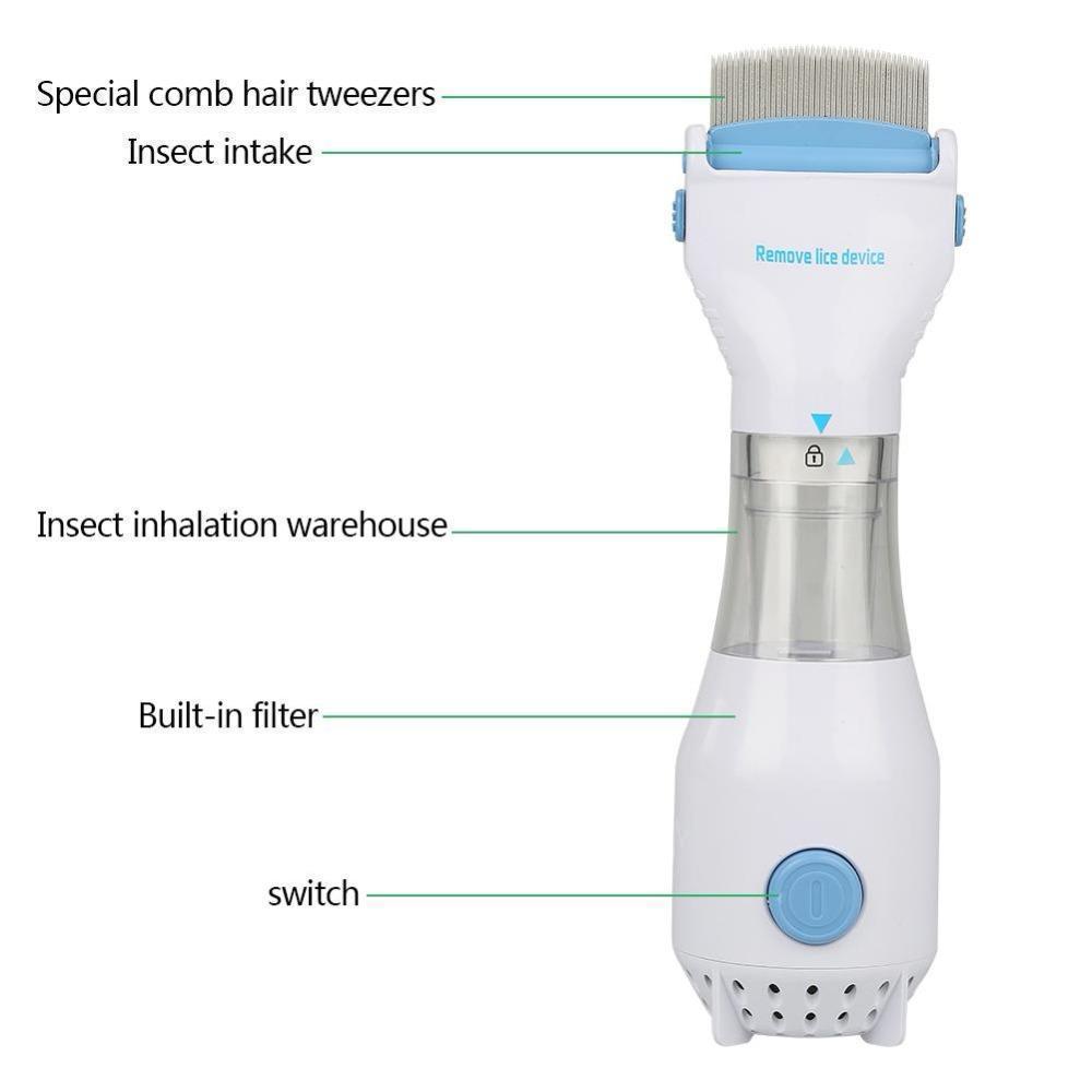 Lighteme Electric Head Comb Remove The Flea Louse