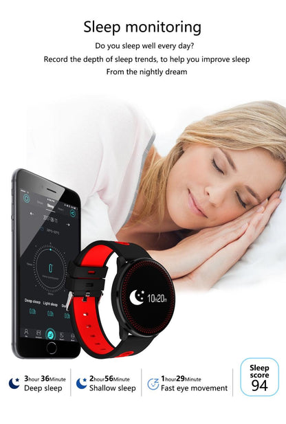 Wasserdichtes Smart-Fitnessarmband von Lighteme