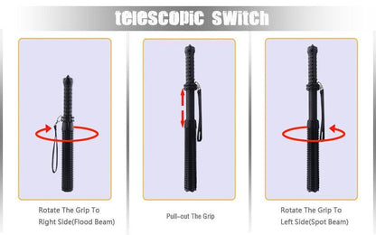Lighteme Baseballschläger-Selbstverteidigungs-LED-Taschenlampe