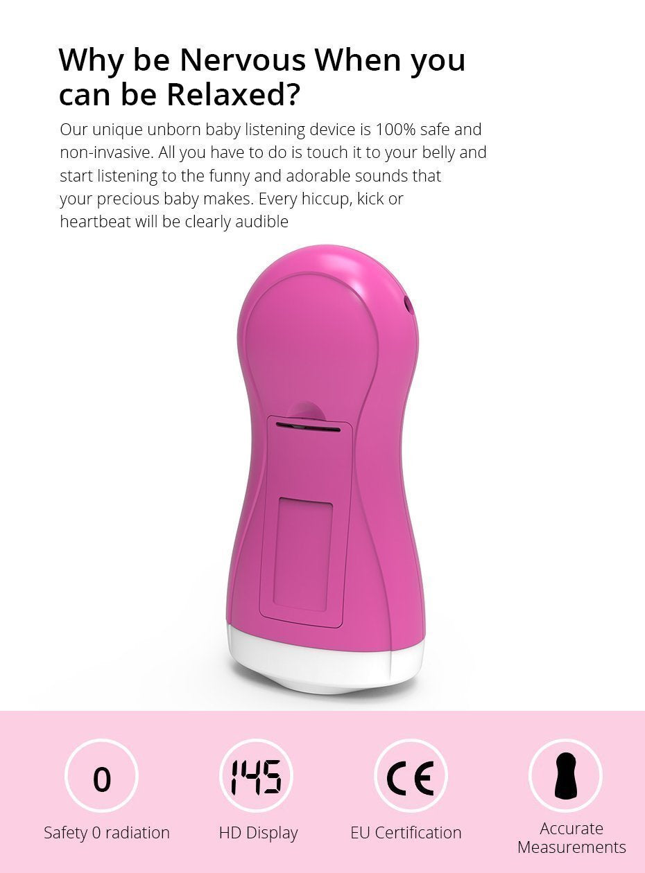 Lighteme Nine Months Sober Medical Fetal Doppler (4 colors)