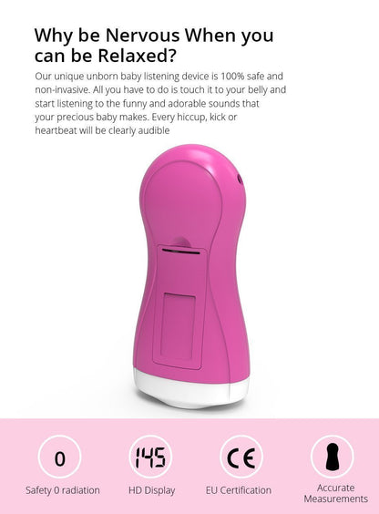 Lighteme Nine Months Sober Medical Fetal Doppler (4 colors)
