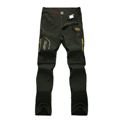 Lighteme Outdoor Quick Dry Pants & Shorts - Stretch hiking pants with two detachable sections