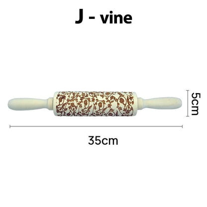 Lighteme verziertes Nudelholz