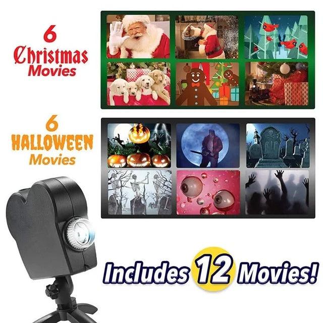 Lighteme Weihnachtsprojektor | Die originellste Dekoration in 5 Minuten | Inkl. Leinwand 