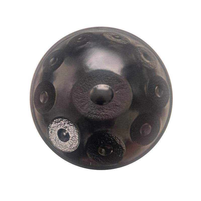Lighteme Handmade Hammering 22 Inch 10 Notes Nitride Steel Handpan Drum Kurd / Celtic Scale D Minor Handpan Instrument