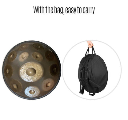 Sun God Handmade Hammering 22 Inch 12 Notes C Major 1.2mm Nitride Steel Handpan Drum