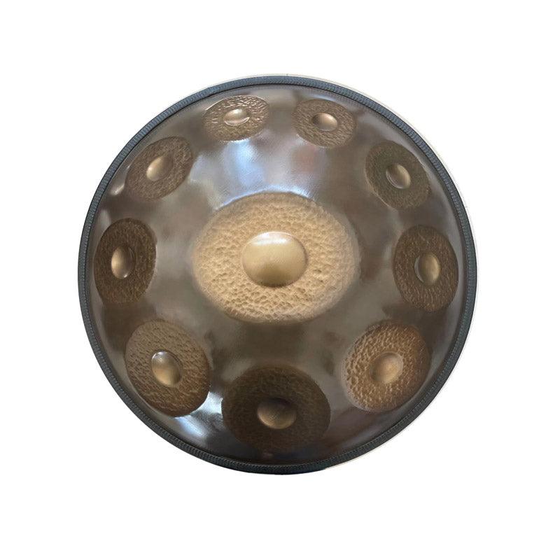 Sun God Handmade Custom E La Sirena Scale 22 Inch 9/10/12 Notes 1.2mm Nitride Steel Handpan Drum