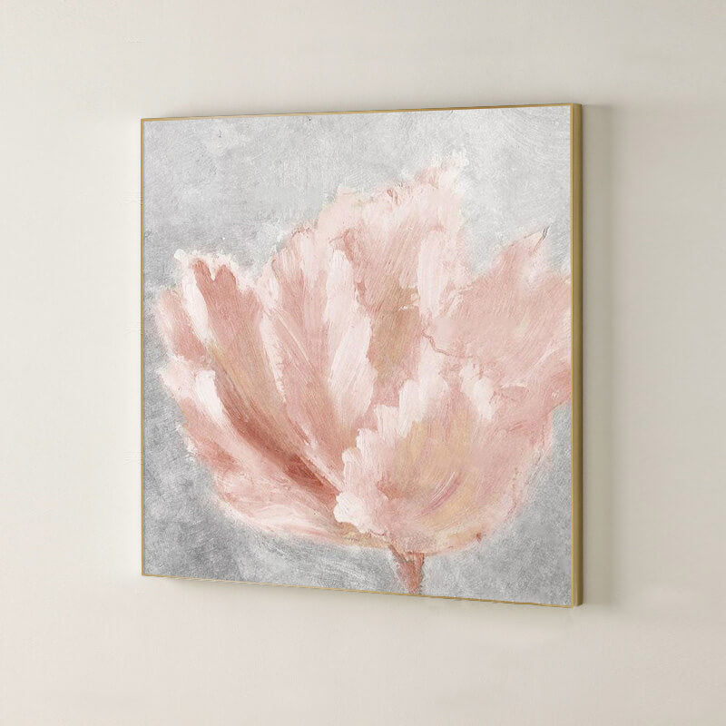 Lighteme Hand Painted Abstract Flower Oil Painting