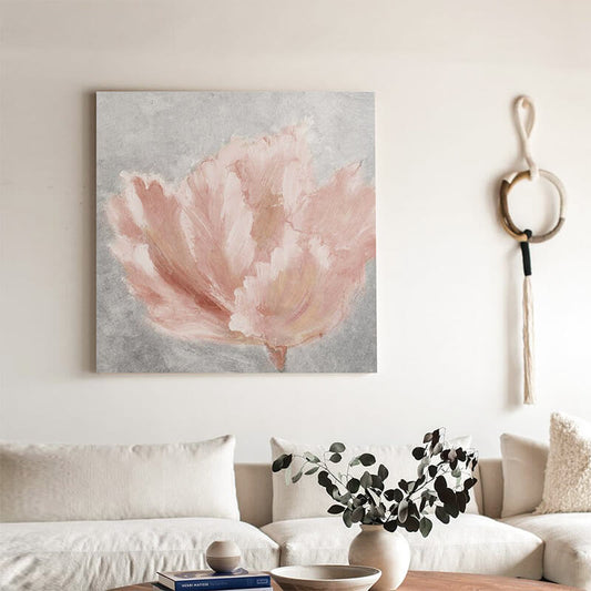 Peinture à l'huile abstraite de fleurs peinte à la main par Lighteme