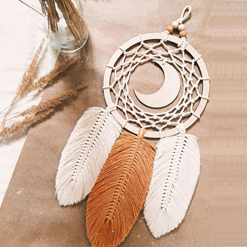 Lighteme Hand Woven Feather Tapestry