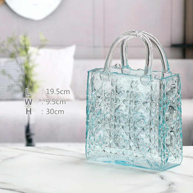 Lighteme Handbag Glass Vase