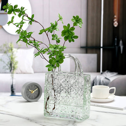 Lighteme Handbag Glass Vase