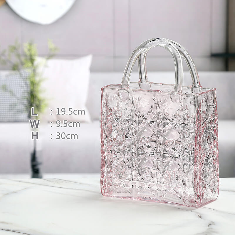 Lighteme Handbag Glass Vase
