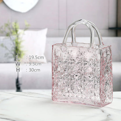 Lighteme Handbag Glass Vase