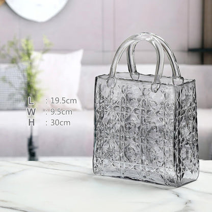 Lighteme Handbag Glass Vase