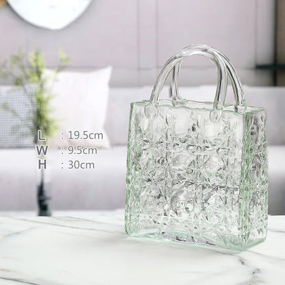 Lighteme Handbag Glass Vase