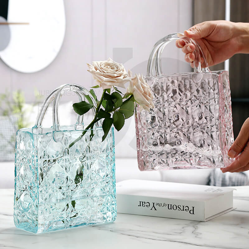 Lighteme Handbag Glass Vase