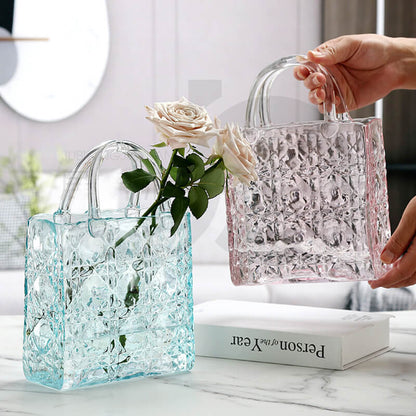Lighteme Handbag Glass Vase