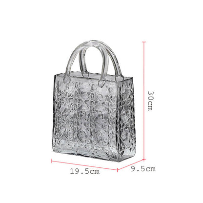 Lighteme Handbag Glass Vase