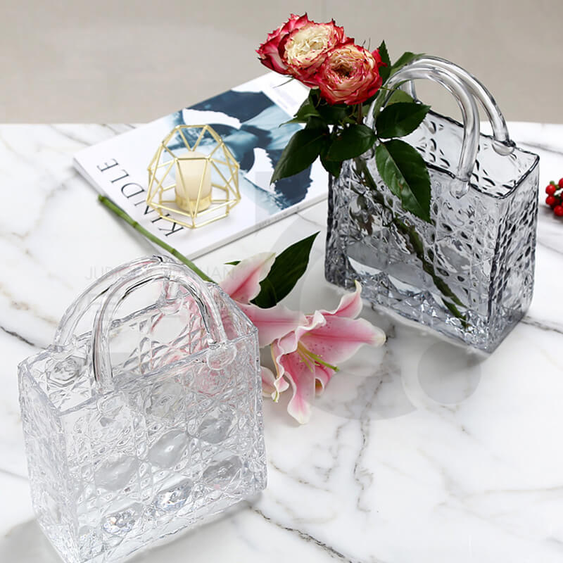Lighteme Handbag Glass Vase