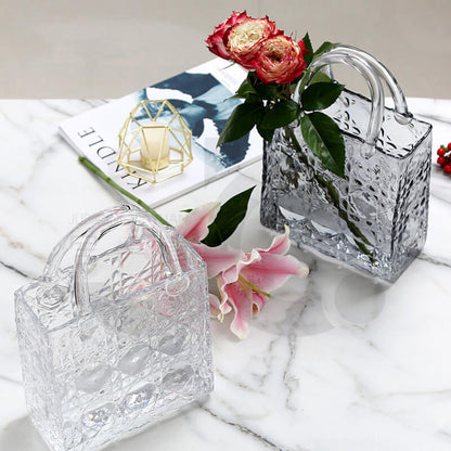 Lighteme Handbag Glass Vase