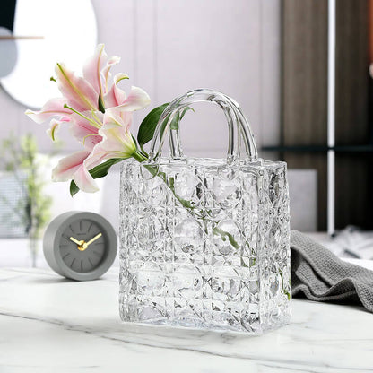 Lighteme Handbag Glass Vase