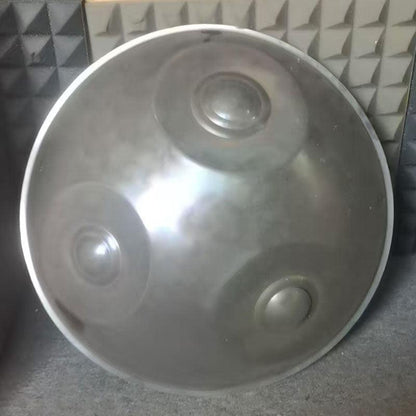 Maßgeschneiderte Handgemacht G2 Double bass / G3 Hijaz Handpan Drums aus Edelstahl, 22 Zoll 3/12/13/16/17 Noten Hanging Drum