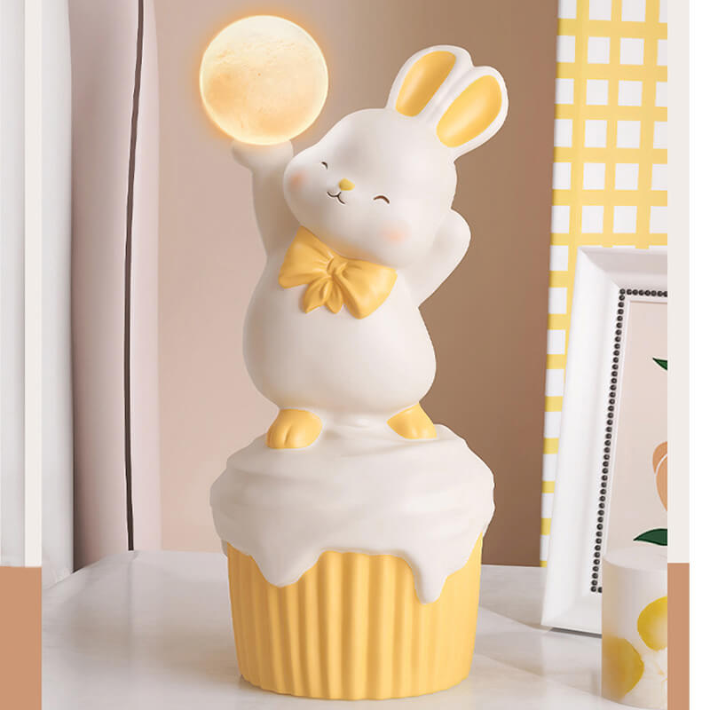 Lighteme Happy Rabbit Tischlampe aus Kunstharz