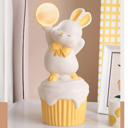 Lighteme Happy Rabbit Tischlampe aus Kunstharz