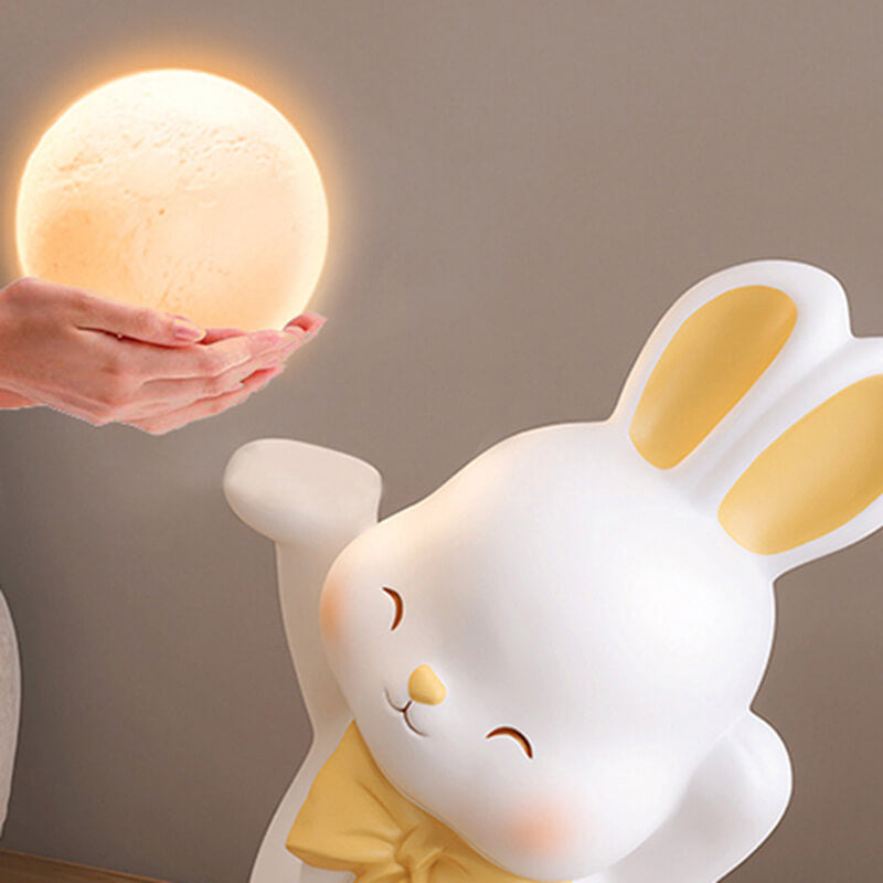 Lighteme Happy Rabbit Tischlampe aus Kunstharz