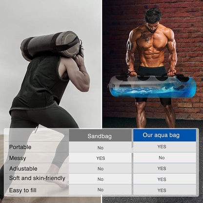 Tragbarer, wassergefüllter Power Bag von Lighteme für Krafttraining und Stabilitätsfitness