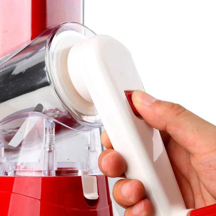 Multifunktionaler Lebensmittelschneider mit Handkurbel von Lighteme – schnell und effektiv in der Küche!
