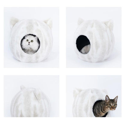 Nid douillet d'hiver pour chat Lighteme Head Shape House