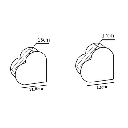 Lighteme Heart Acrylic Tissue Box