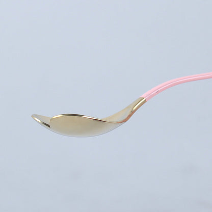 Lighteme Heart Shaped Stainless Steel Dessert Spoon