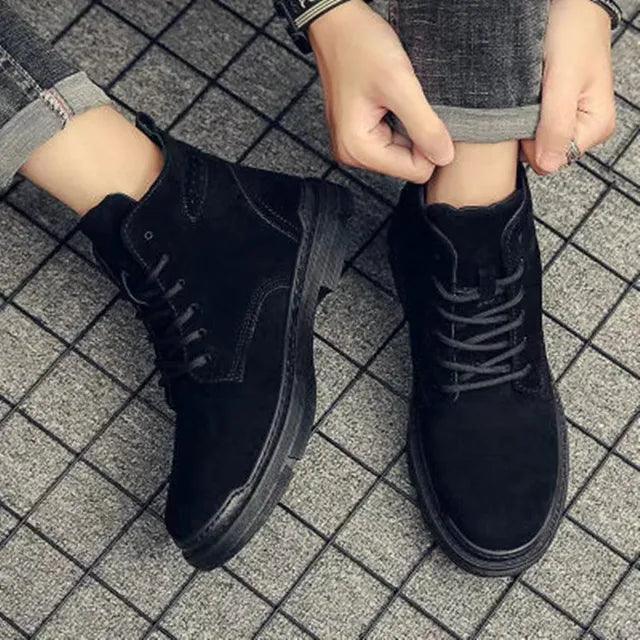 Chaussures pour hommes Lighteme Bottes élégantes et chaudes