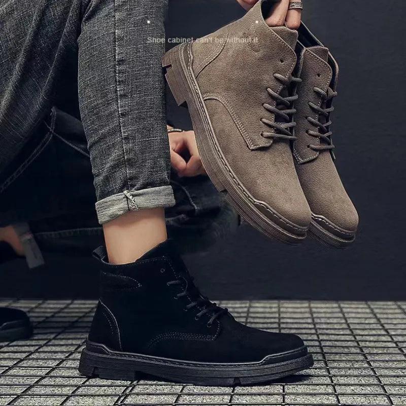 Chaussures pour hommes Lighteme Bottes élégantes et chaudes
