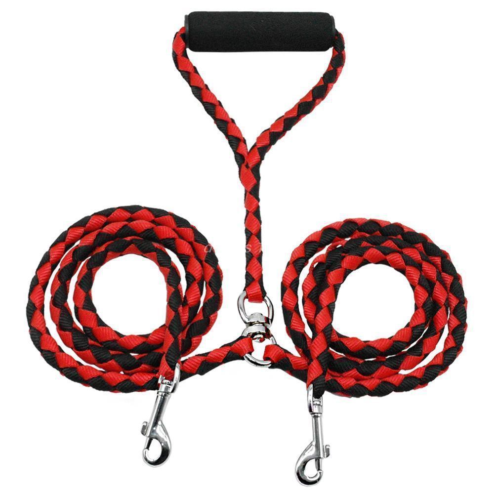 Laisse double tête Lighteme de haute qualité (4 couleurs)