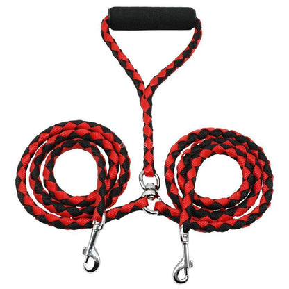 Laisse double tête Lighteme de haute qualité (4 couleurs)