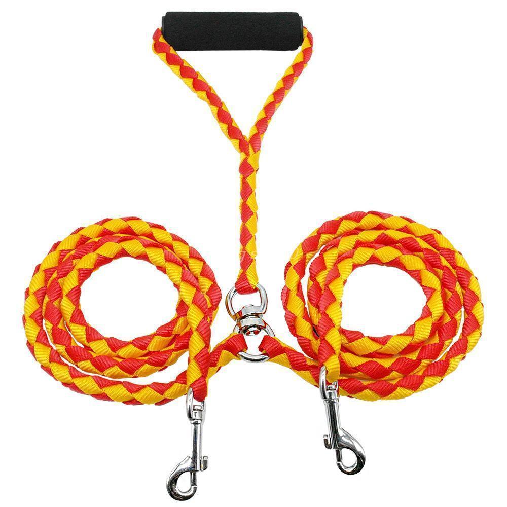 Laisse double tête Lighteme de haute qualité (4 couleurs)