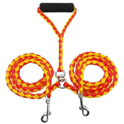Laisse double tête Lighteme de haute qualité (4 couleurs)