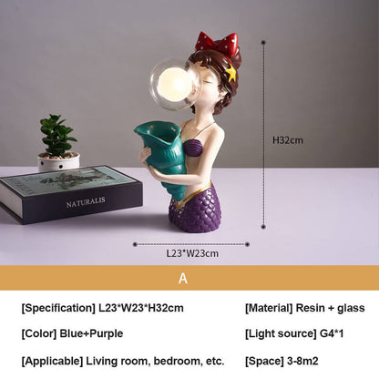 Lighteme Home Kreative Tischlampe aus Kunstharz
