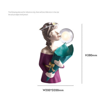 Lighteme Home Kreative Tischlampe aus Kunstharz