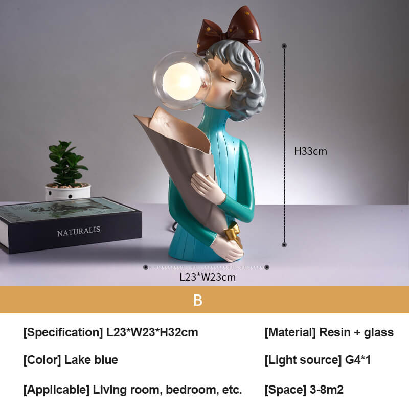 Lighteme Home Kreative Tischlampe aus Kunstharz