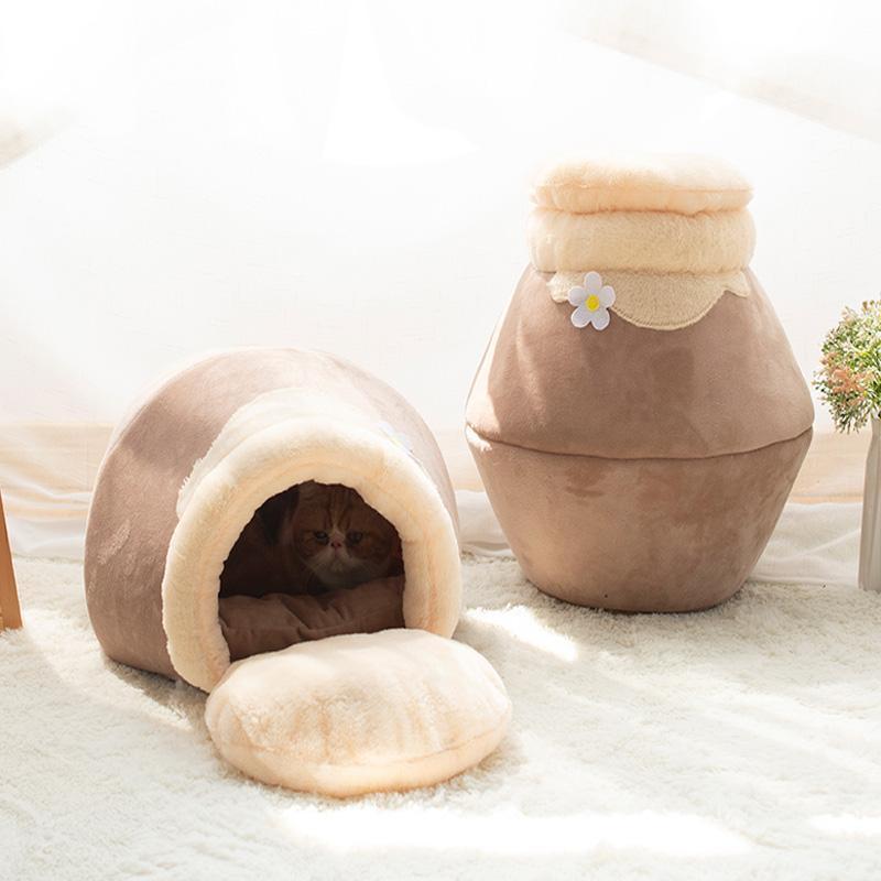 Lighteme Honeypot Winter Thick Cat Nest (3 colors & 3 sizes)