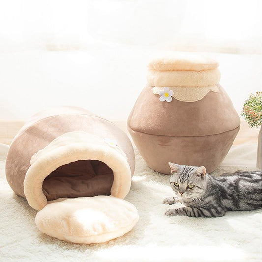 Lighteme Honeypot Winter Thick Cat Nest (3 colors & 3 sizes)