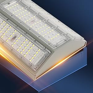 Lighteme 8000W Aluminum Frame Solar Street Lights Outdoor Motion Sensor, Dusk to Dawn 200000LM with Remote Control